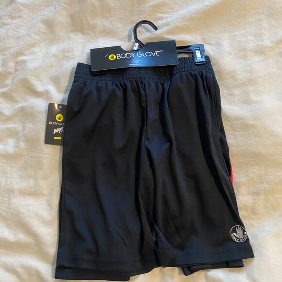 NWT Body Glove Boys' Active Shorts 2 Pack Athletic Performance Basketball Shorts - Picture 3 of 4